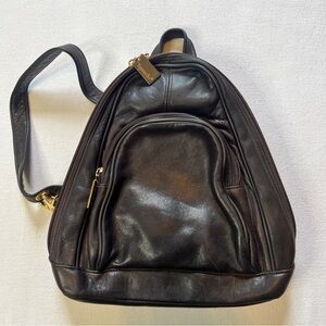 Tignanello Brown Leather‎ Mini Sling Backpack